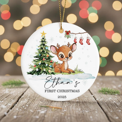 Hedgehog Holiday - Personalized Pet Christmas Ornament 2026
