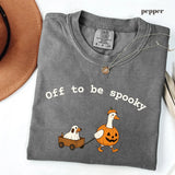 Pepper Comfort Colors 1717 T-shirt with Off To Be Spooky design