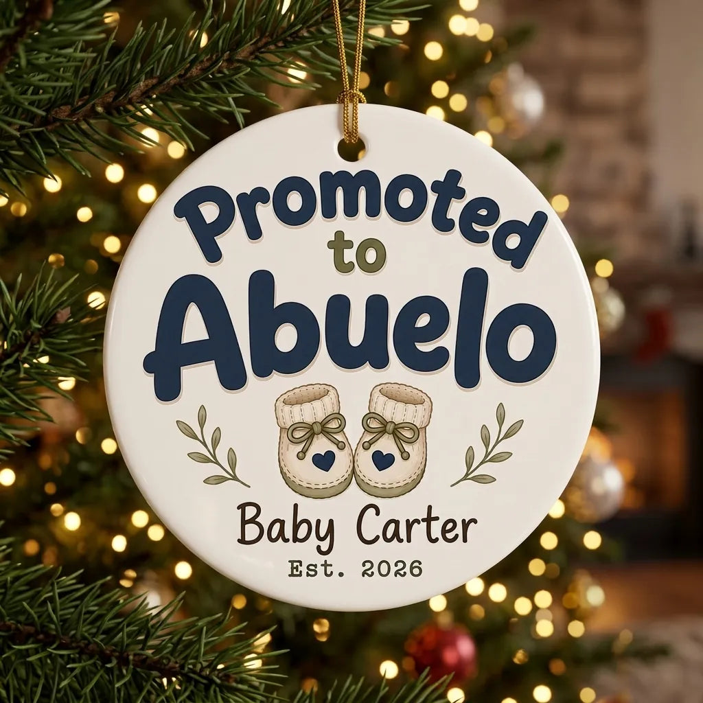 Personalized First Christmas in New Home Christmas Ornament 2026