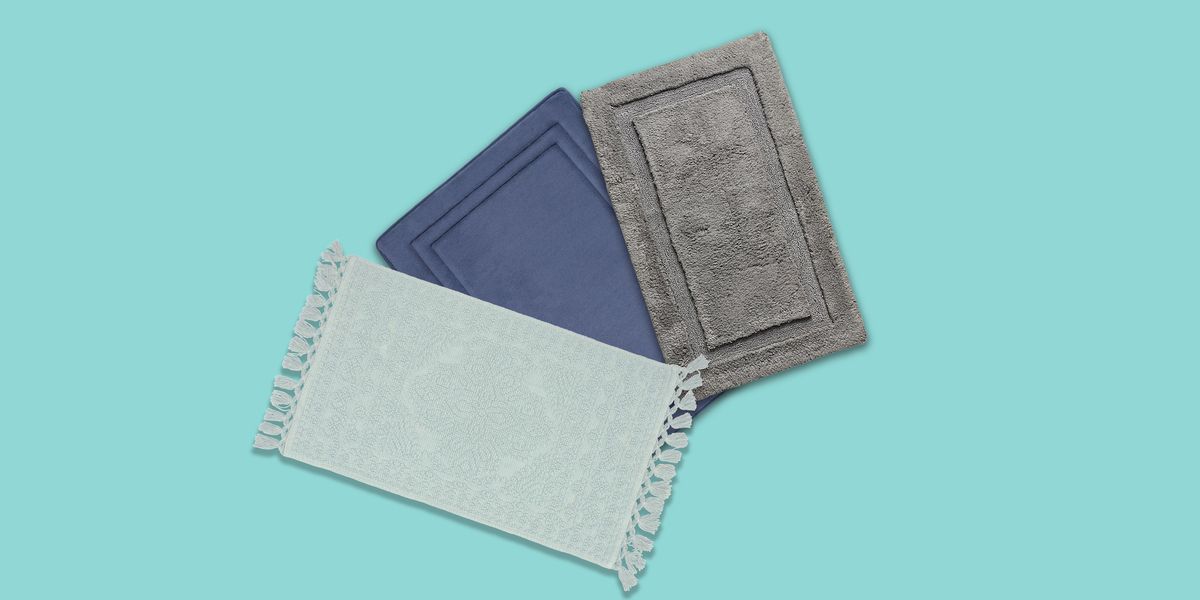 Timeline showing evolution of bath mats from traditional fabric to revolutionary diatomaceous earth technology, highlighting benefits and technological advancement in bathroom accessories.