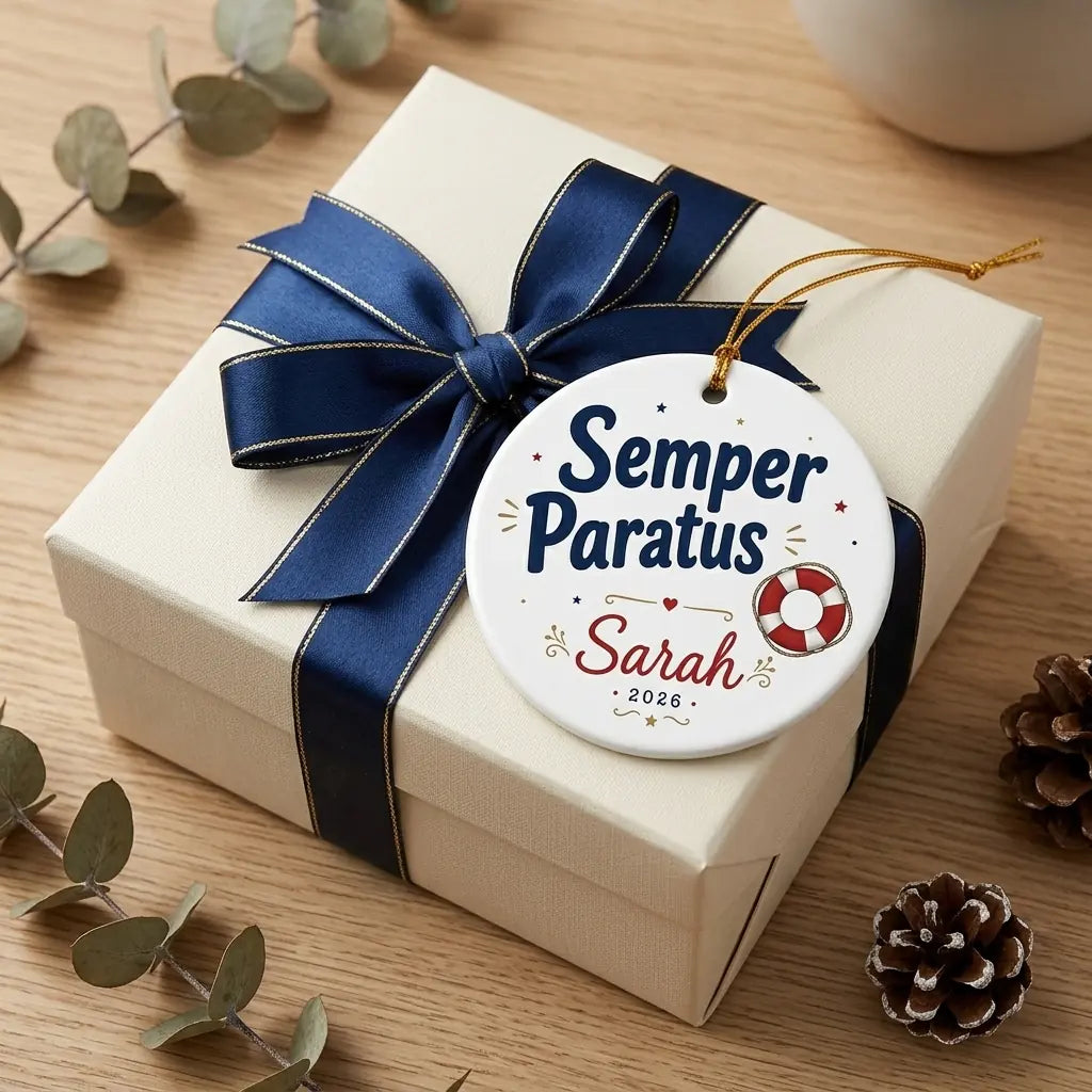Coast Guard Personalized Military Christmas Ornament gift