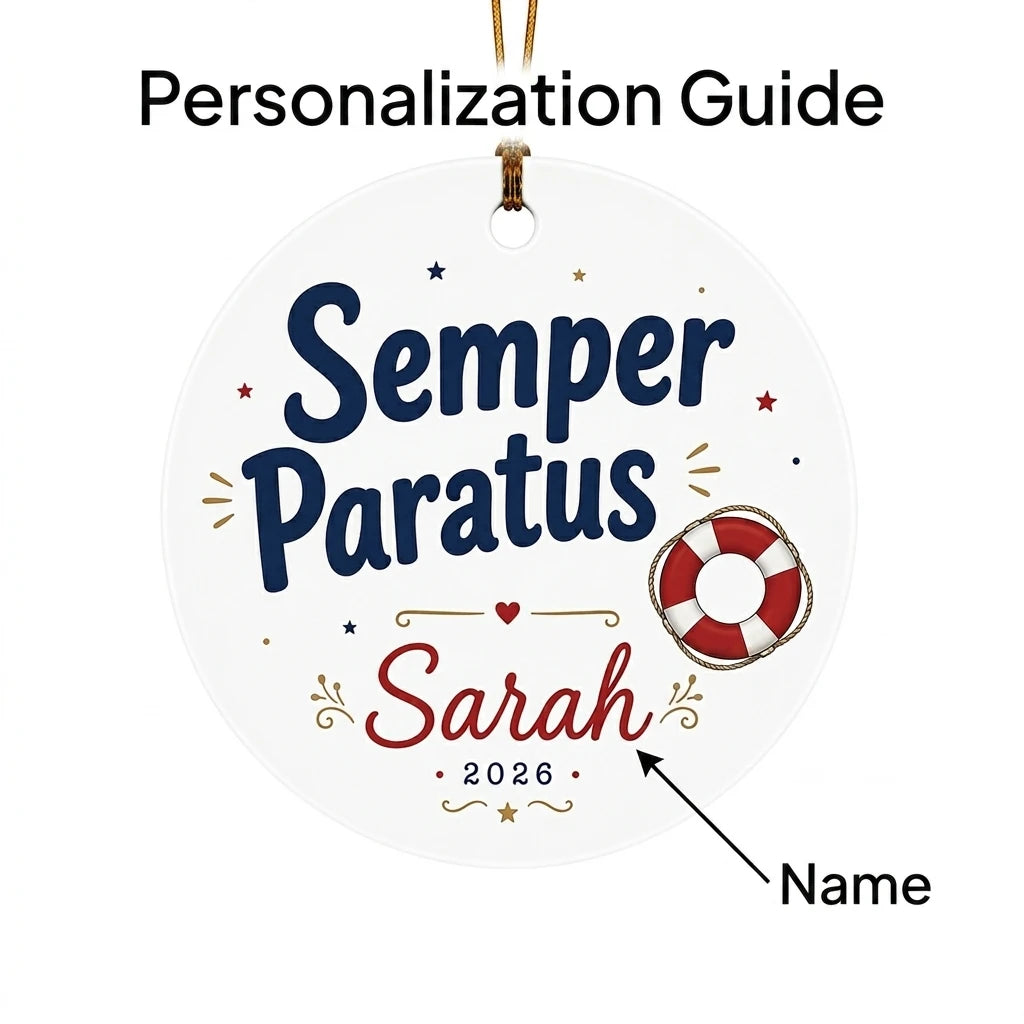 Coast Guard Personalized Military Christmas Ornament guide