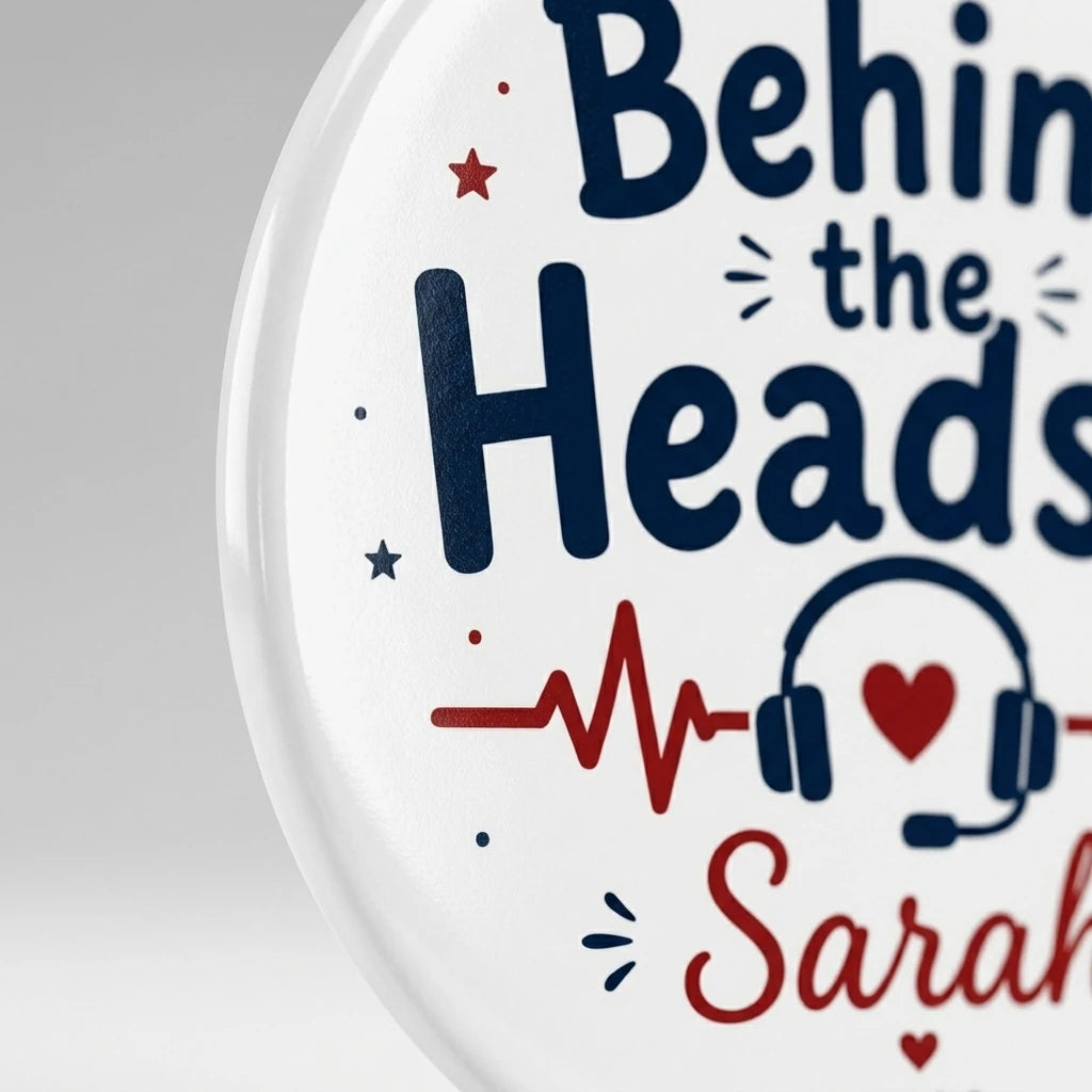 Dispatcher 911 Personalized Military Christmas Ornament detail