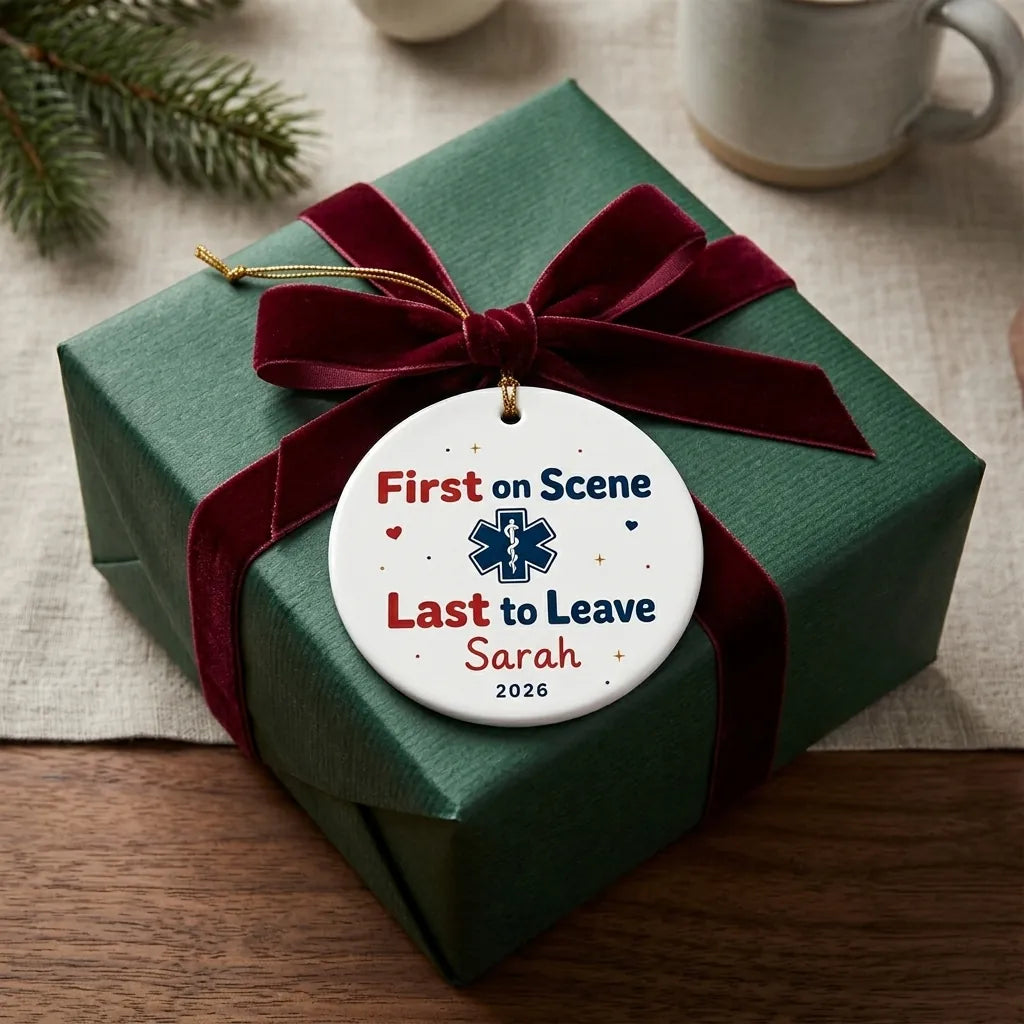 EMT Paramedic Personalized Nurse Christmas Ornament 2026 gift
