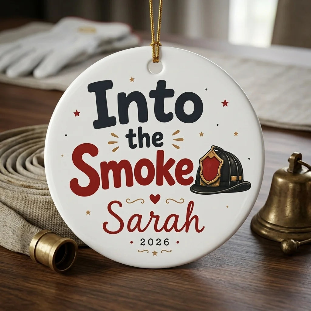 Firefighter Personalized Military Christmas Ornament 2026 lifestyle