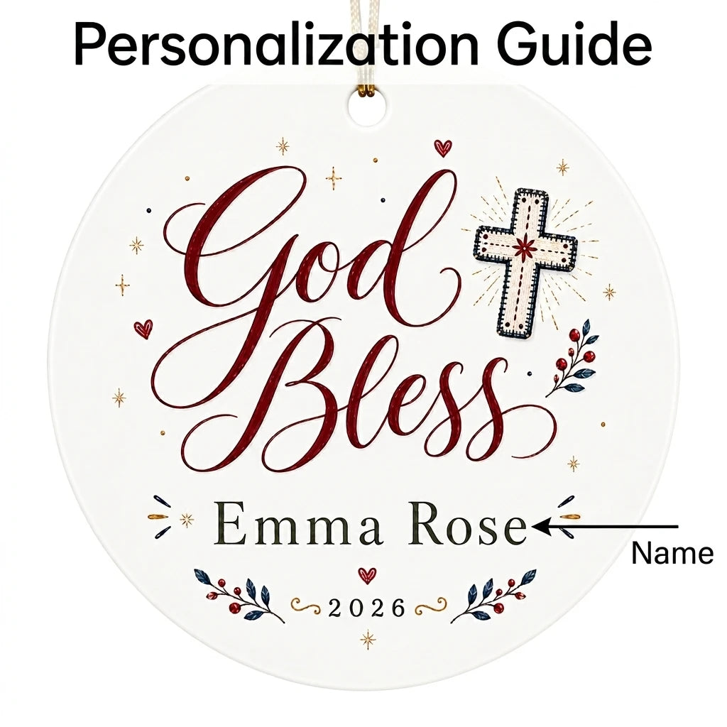 Folk Cross Personalized Cross Christmas Ornament 2026 guide
