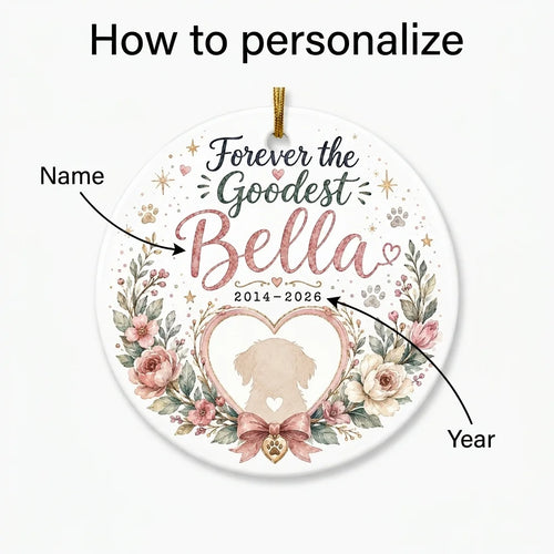 Forever Heart Dog Personalized Pet Memorial Christmas Ornament 2026 guide