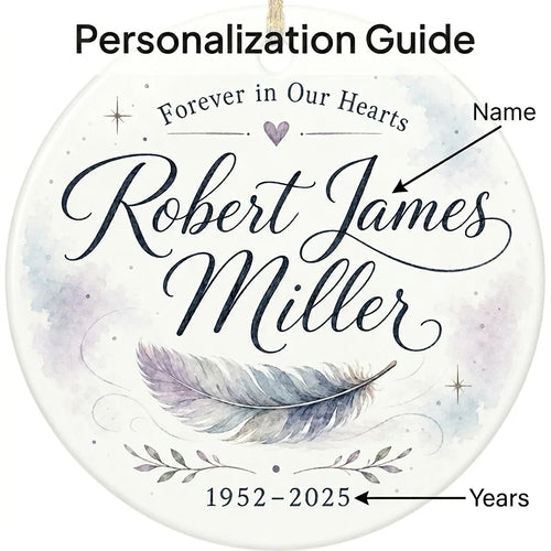 Forever Loved Feather Personalized Memorial Christmas Ornament 2026 guide