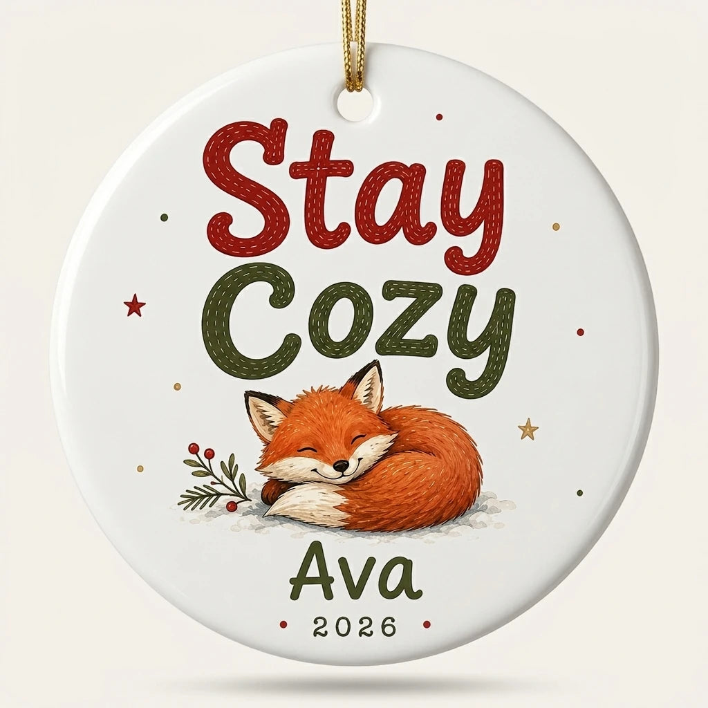 Fox & Pine Personalized Pet Christmas Ornament 2026 hero