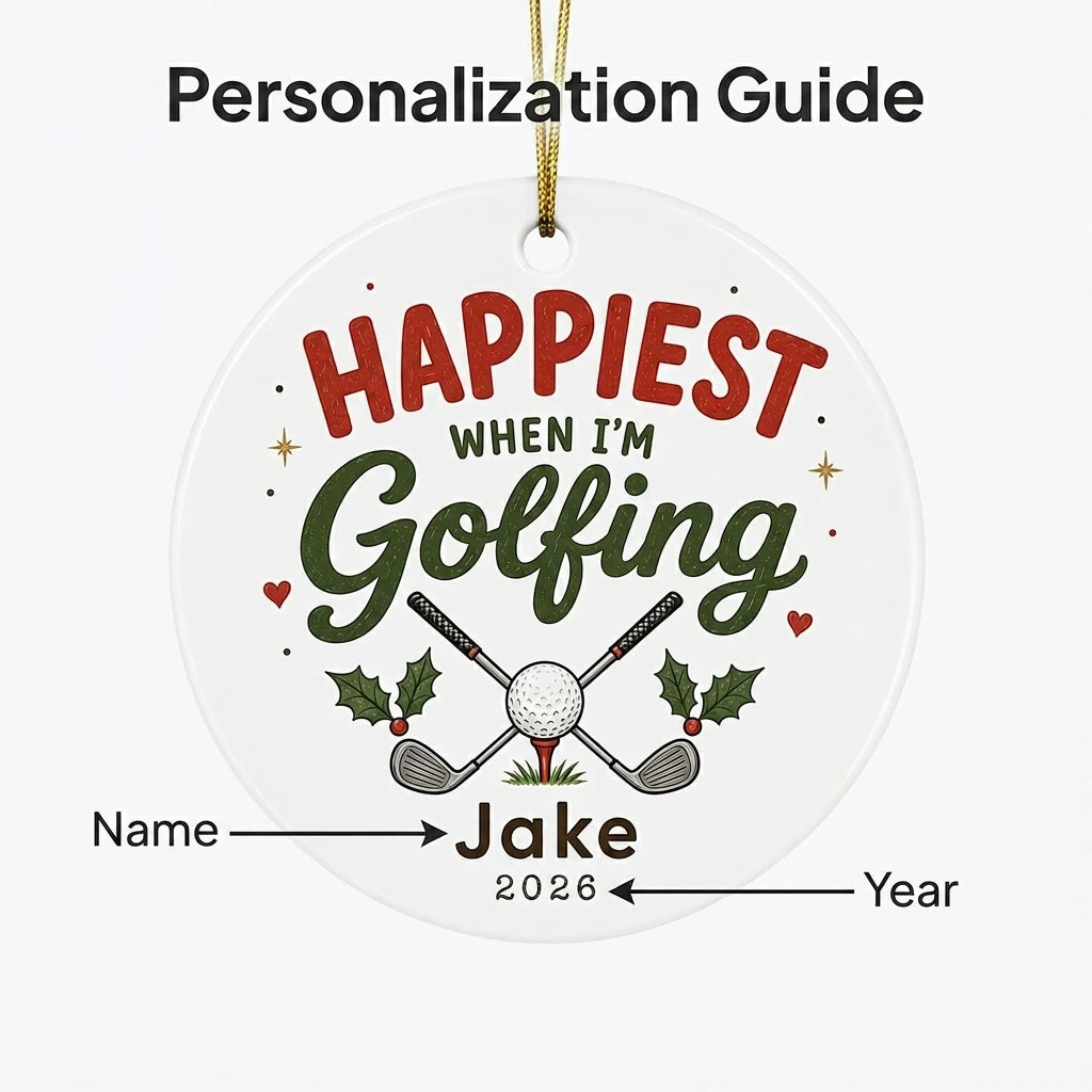 Golf Wreath Personalized Outdoor Sports Christmas Ornament 2026 guide