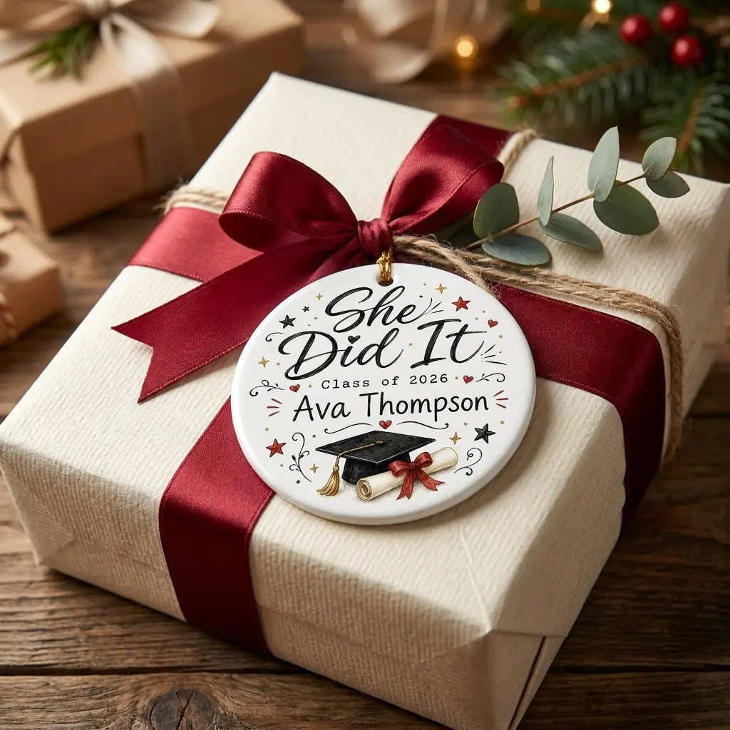 Gothmas Grad Personalized Graduation 2026 Halloween Ornament 2026 gift