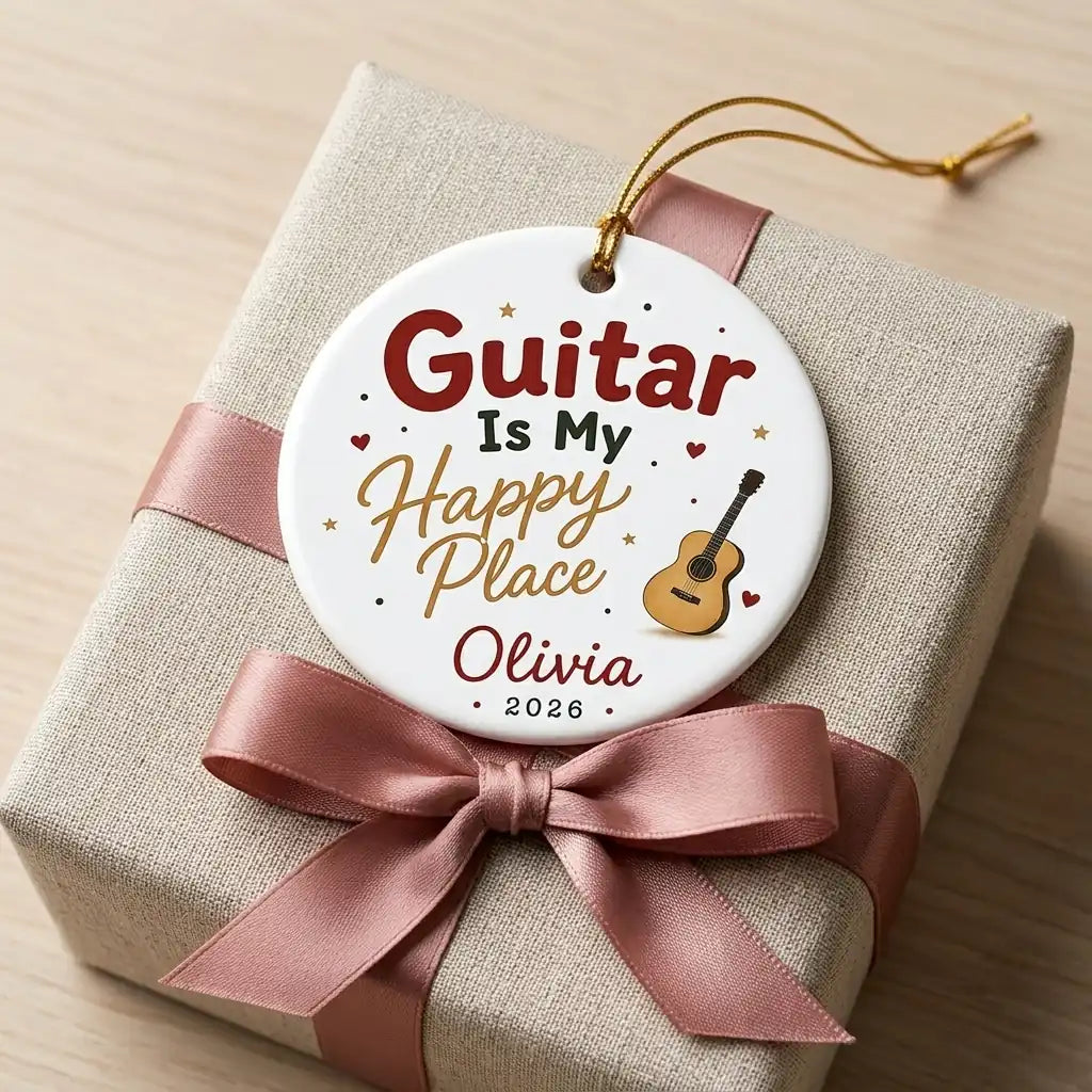 Guitar Christmas Personalized Music Christmas Ornament 2026 gift