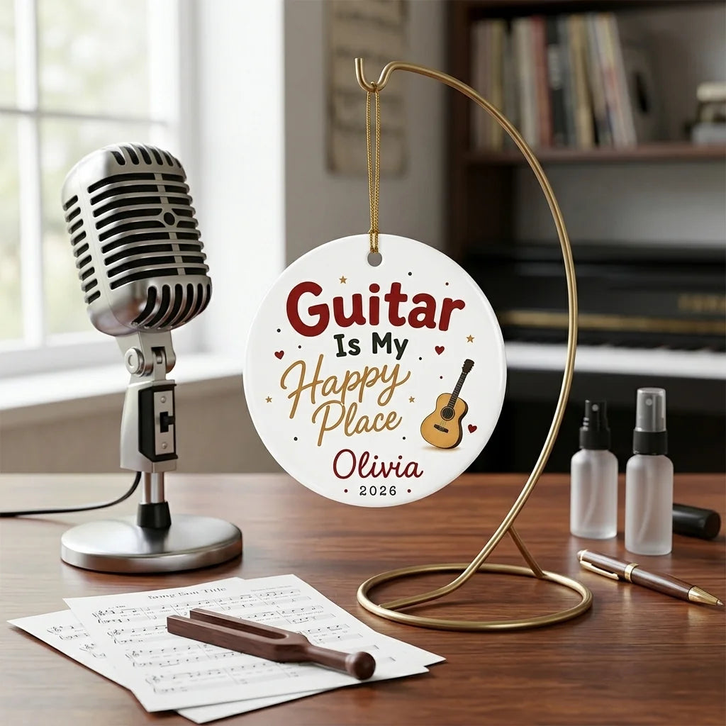 Guitar Christmas Personalized Music Christmas Ornament 2026 lifestyle
