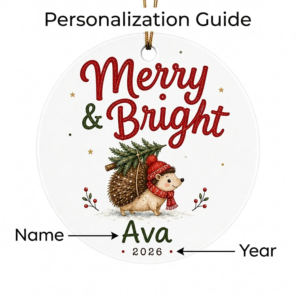 Hedgehog Holiday Personalized Pet Christmas Ornament 2026 guide