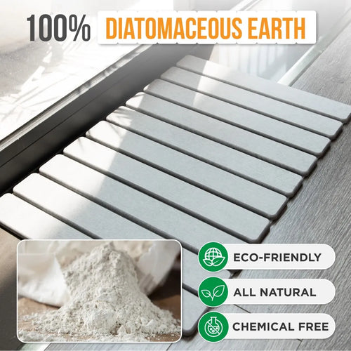 Foldable Stone Bath Mat - Quick Absorbent & Instant Dry