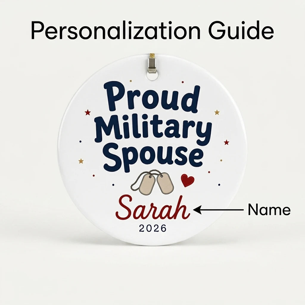 Military Spouse Personalized Military Christmas Ornament 2026 guide