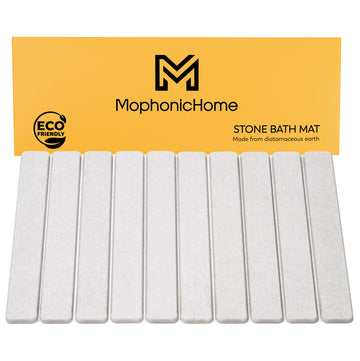 Quick Drying Super Absorbent Stone Bath Mat, Natural Diatomaceous Earth Bath Mat