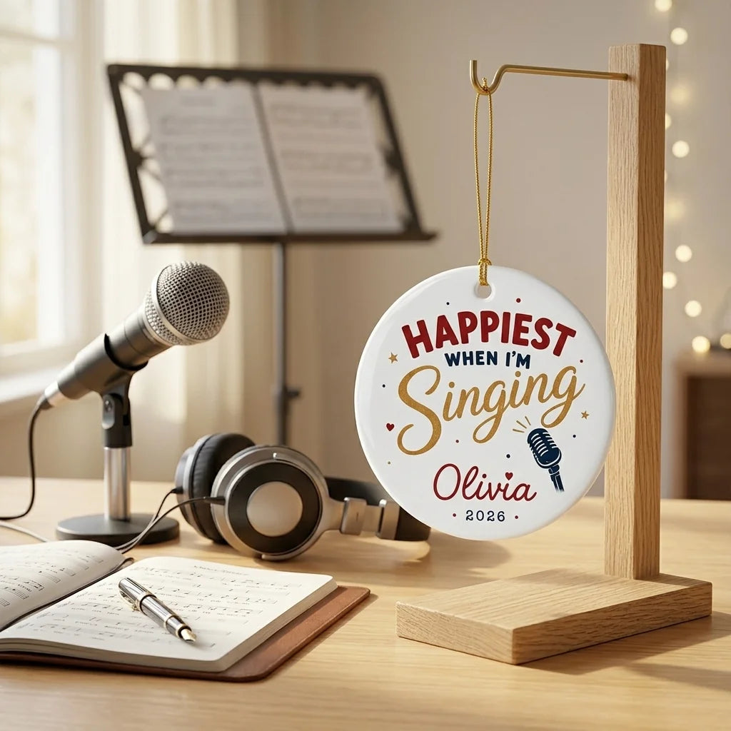 Music Note Wreath Personalized Music Christmas Ornament 2026 lifestyle