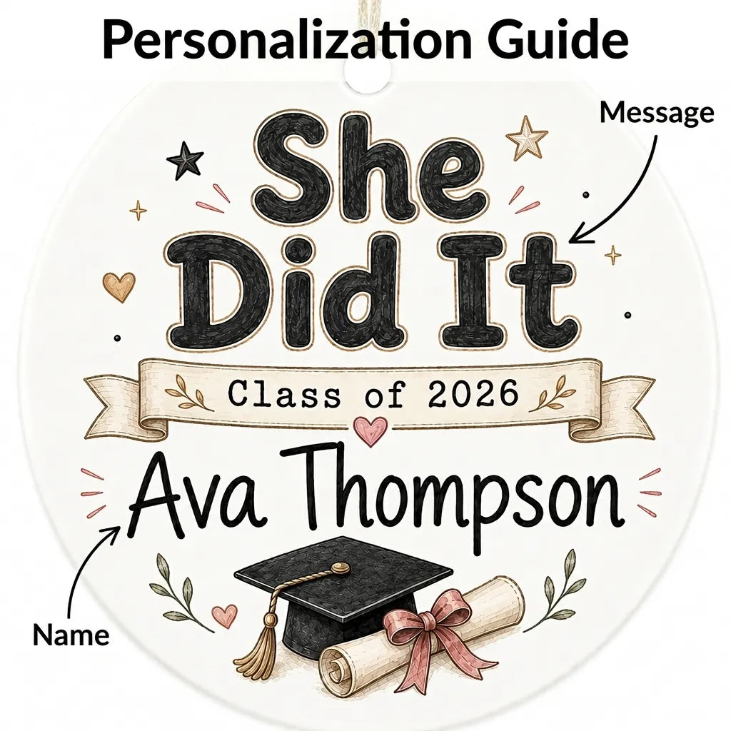 PhD Doctoral Personalized Graduation 2026 Christmas Ornament 2026 guide 2