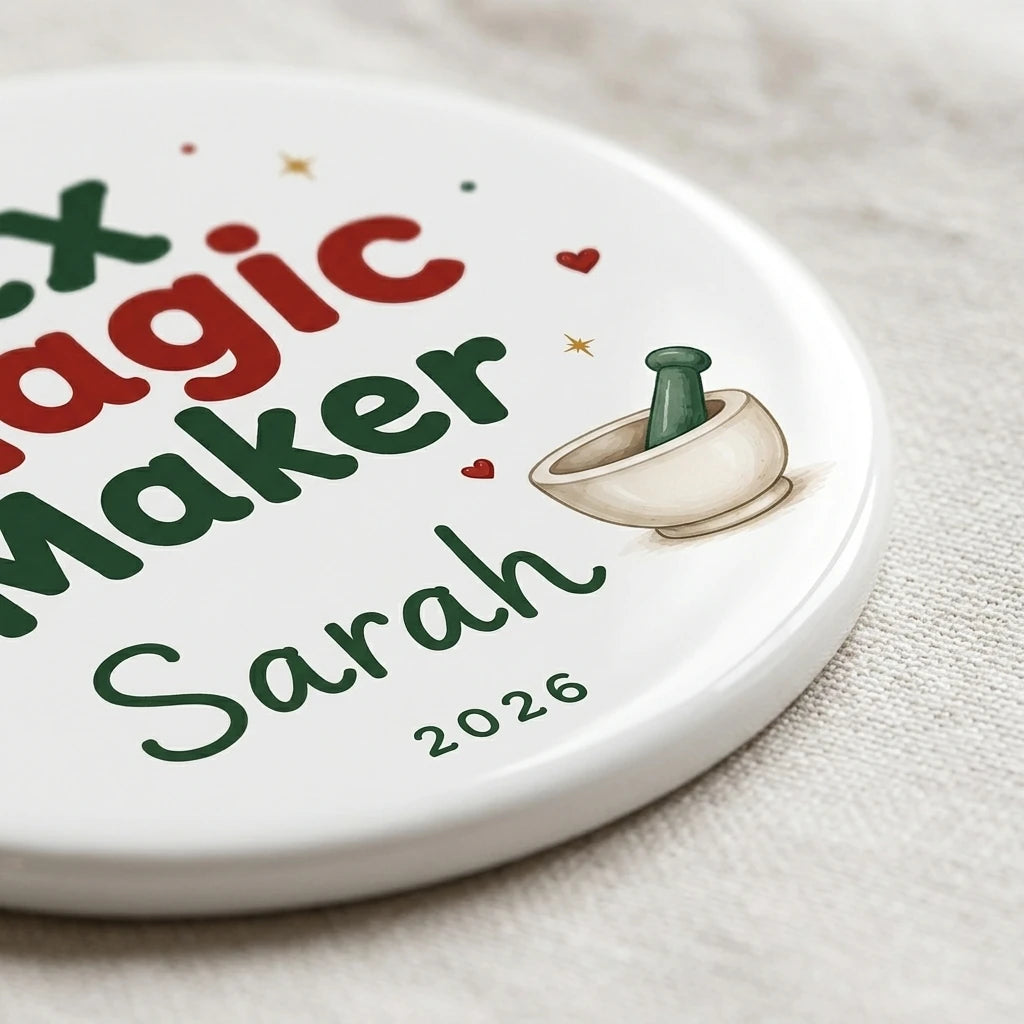 Pharmacist Personalized Nurse Christmas Ornament 2026 detail