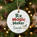 Pharmacist Personalized Nurse Christmas Ornament 2026 tree