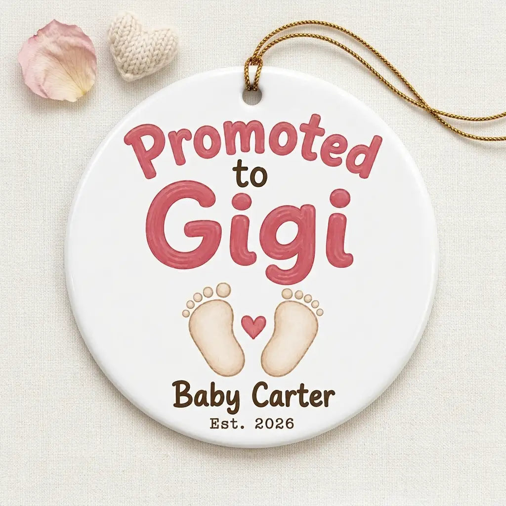 Promoted to Gigi Personalized Gigi Christmas Ornament 2026 detail 2