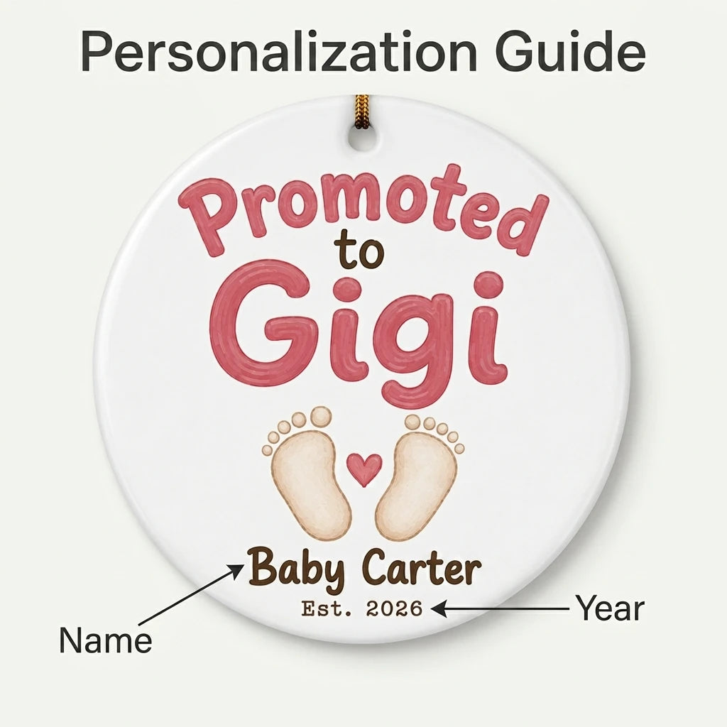 Promoted to Gigi Personalized Gigi Christmas Ornament 2026 guide
