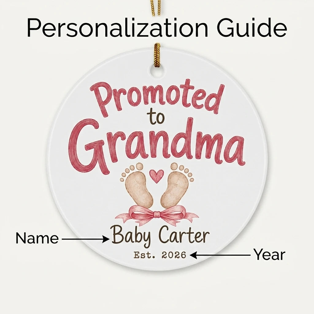 Promoted to Grandma Personalized Grandma Christmas Ornament 2026 guide