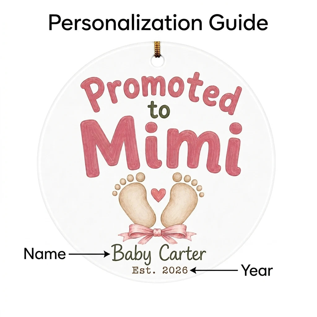Promoted to Mimi Personalized Mimi Christmas Ornament 2026 guide