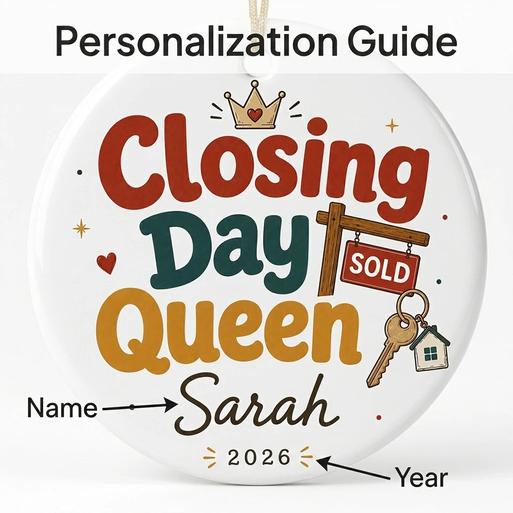 Realtor Badge Personalized Realtor Closing Gift Christmas Ornament 2026 guide