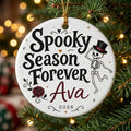 Skeleton Dance Personalized Halloween Halloween Ornament 2026 tree