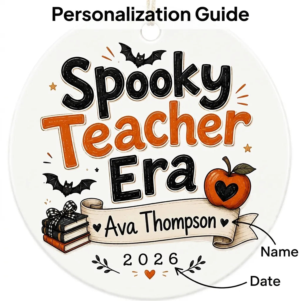 Spooky Teacher Personalized Teacher Halloween Ornament 2026 guide