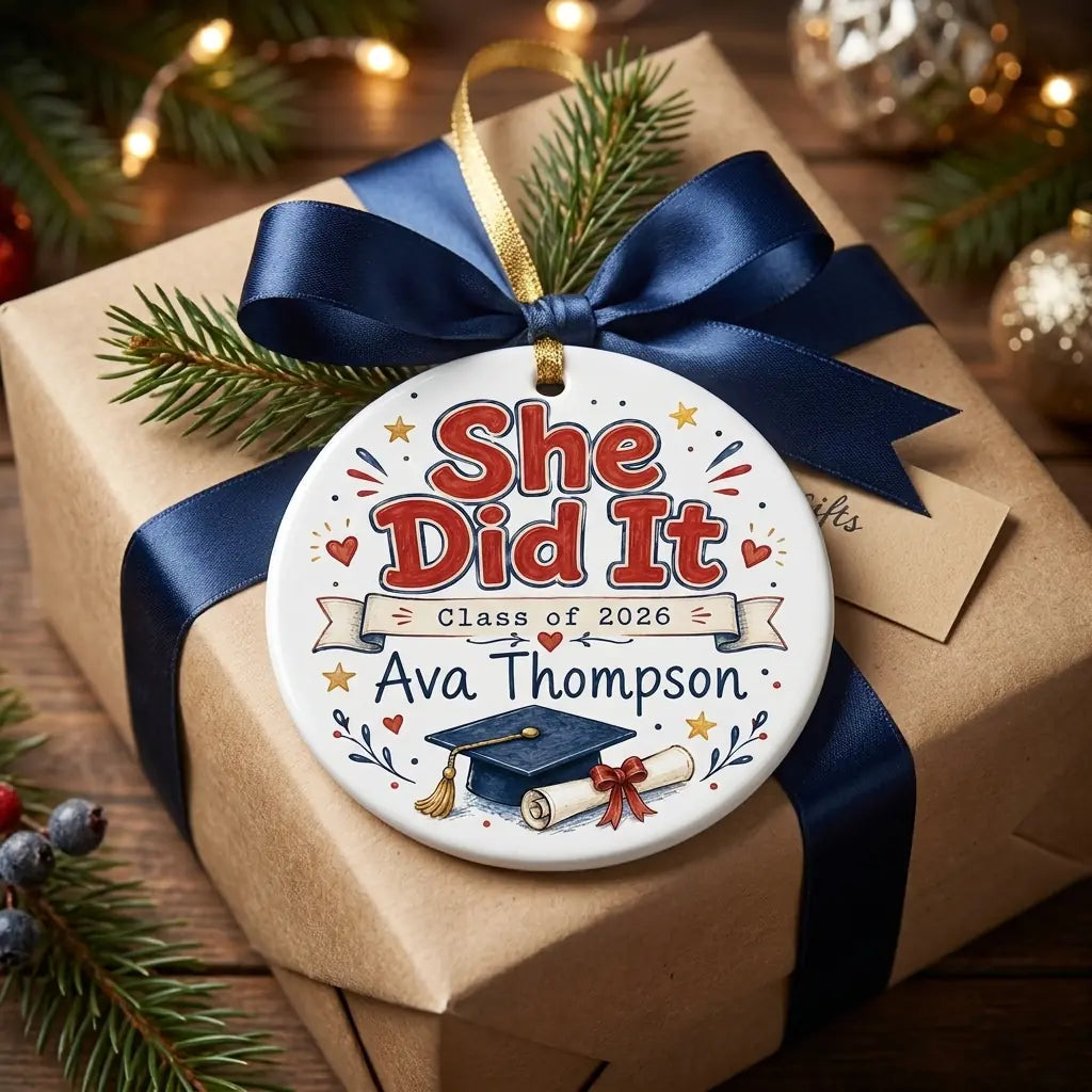 Sports Grad Personalized Graduation 2026 Christmas Ornament 2026 gift