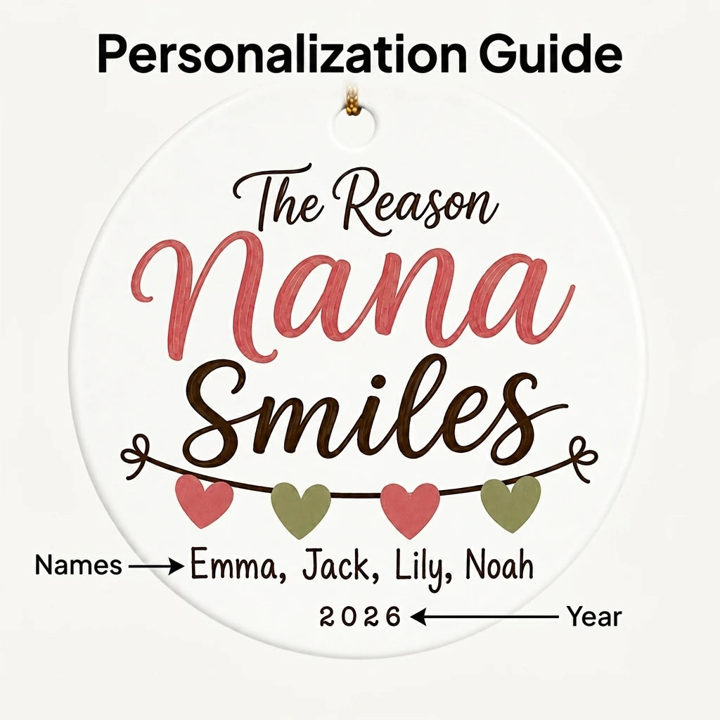The Reason Nana Smiles Personalized Nana Christmas Ornament 2026 guide