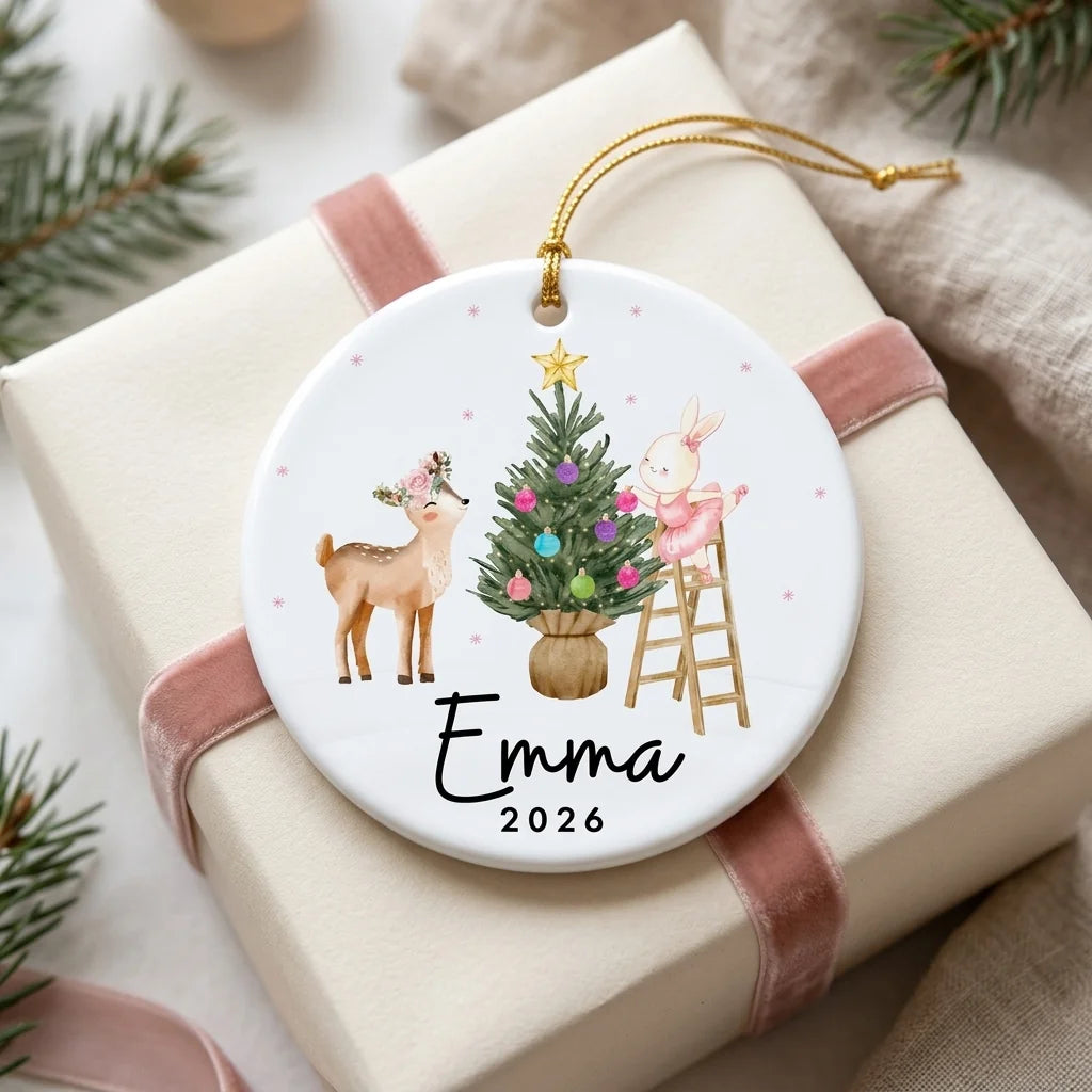 baby name personalized ornament gift