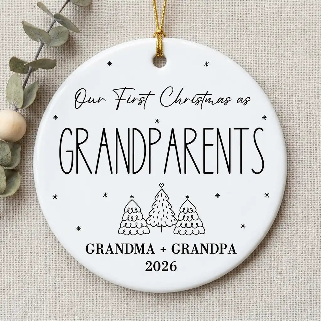 baby s first christmas new grandparents personalized ornament lifestyle 2