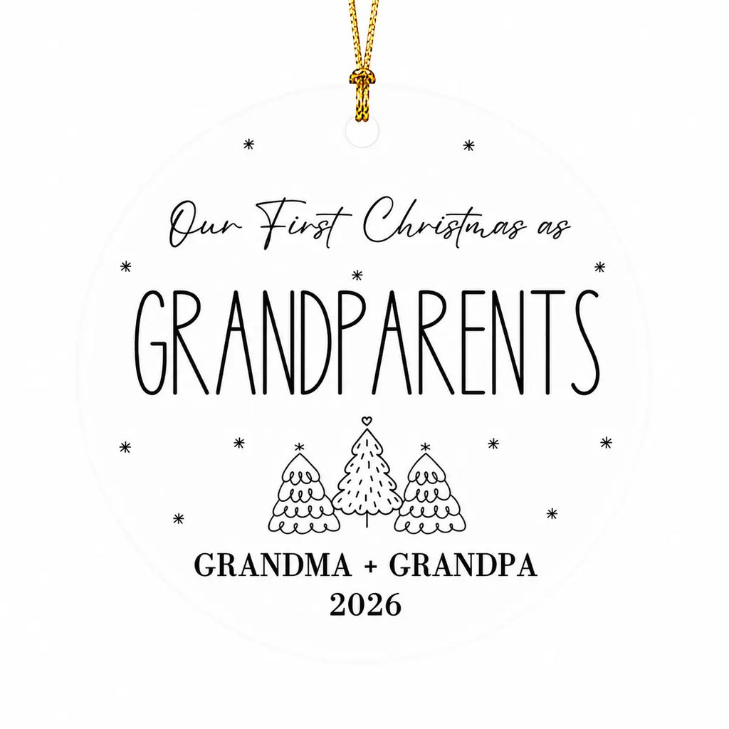 baby s first christmas new grandparents personalized ornament lifestyle