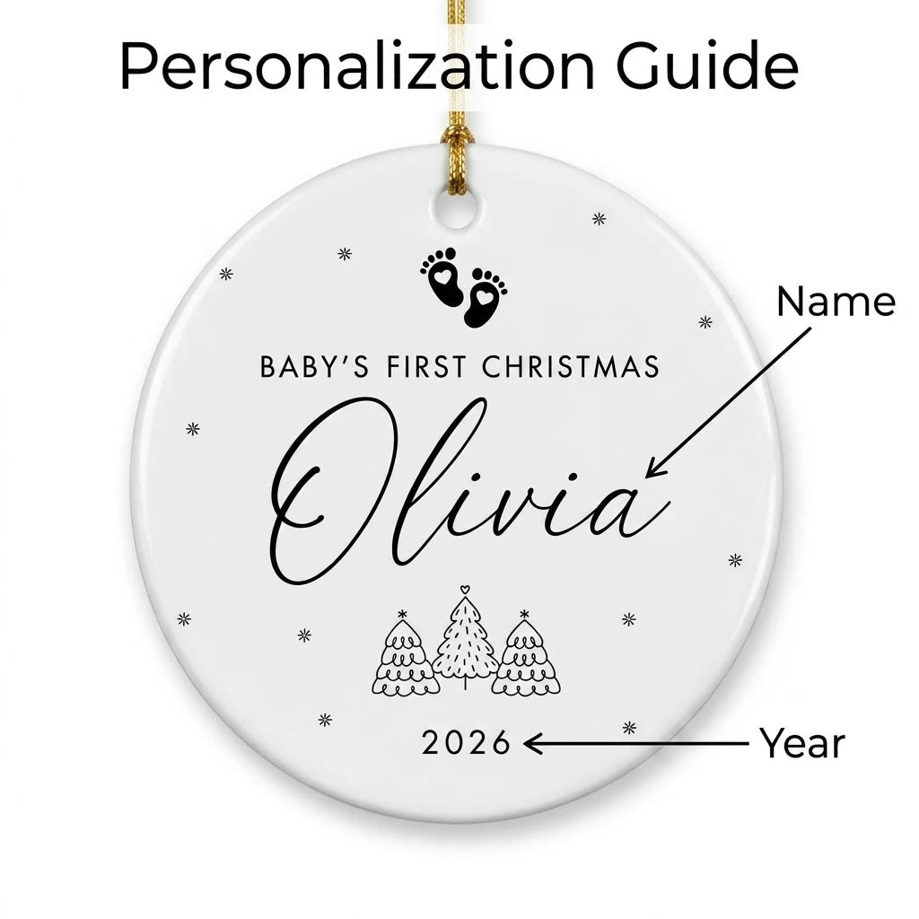baby s first christmas personalized ornament guide