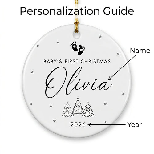 baby s first christmas personalized ornament guide