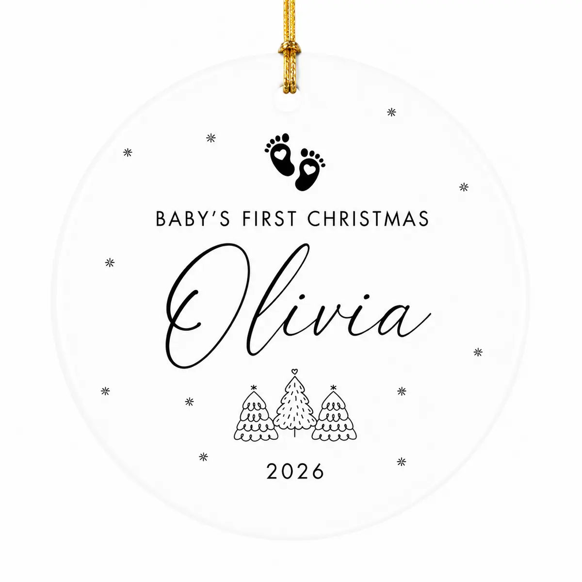 baby s first christmas personalized ornament lifestyle