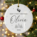 baby s first christmas personalized ornament tree