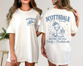 Scottsdale Before The Veil - Custom Name and Location - Desert Bachelorette Party Comfort Colors T-Shirt - Comfort Colors T-Shirt Mockup Image