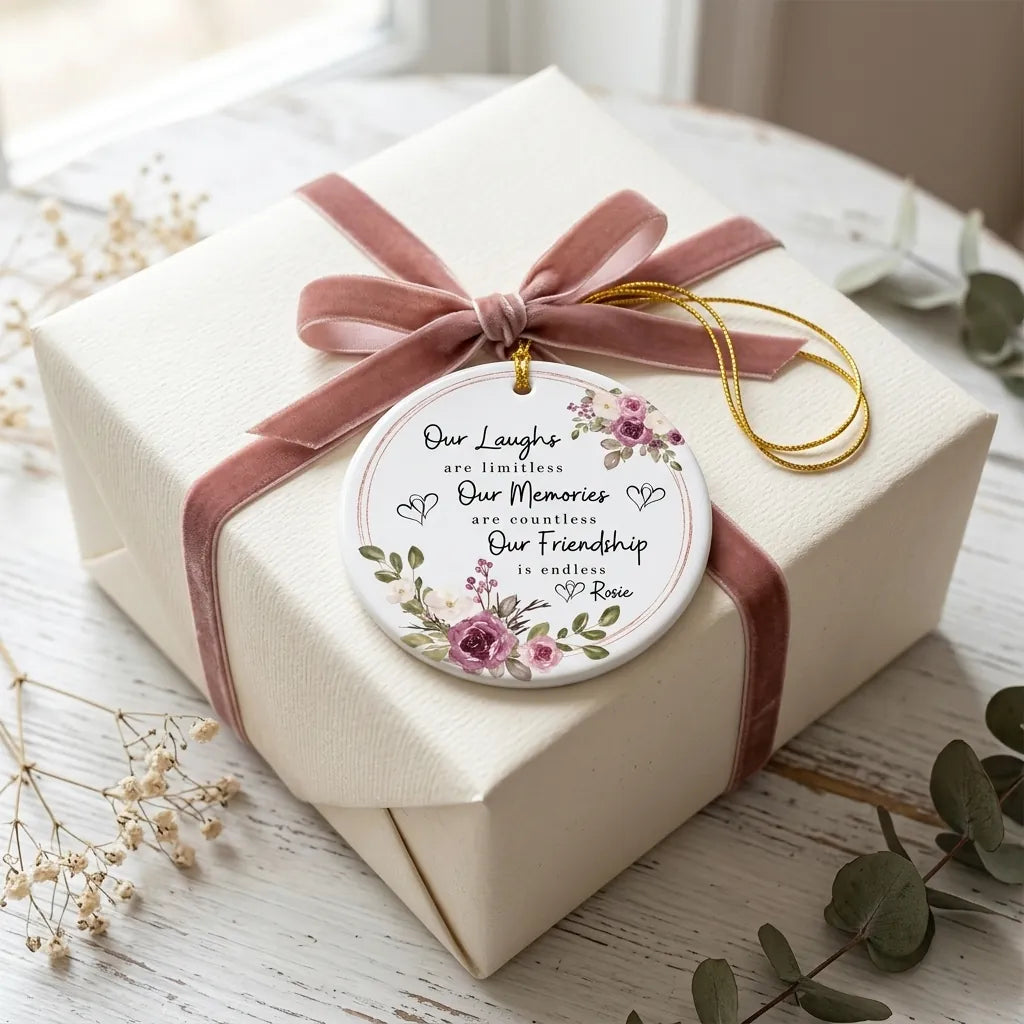 best friend personalized ornament gift