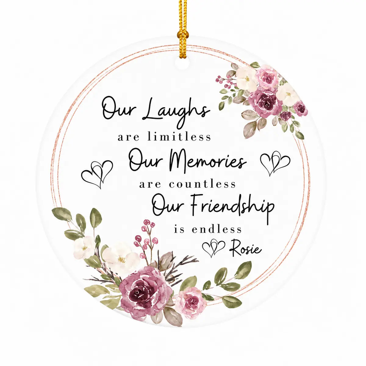 best friend personalized ornament lifestyle