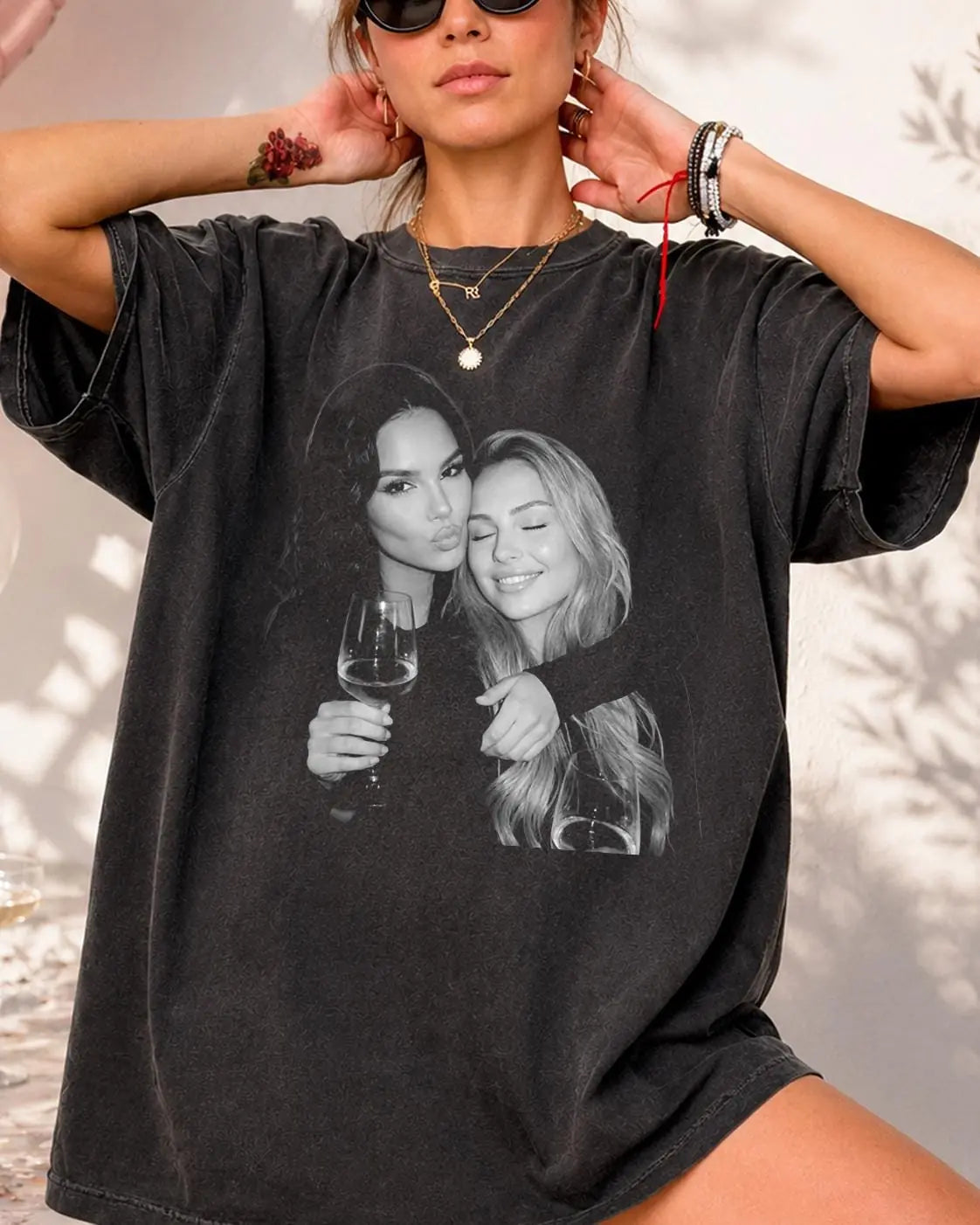 bestie-picture-custom-photo-best-friend-birthday-comfort-colors-t-shirt custom photo Comfort Colors T-Shirt model mockup preview 05