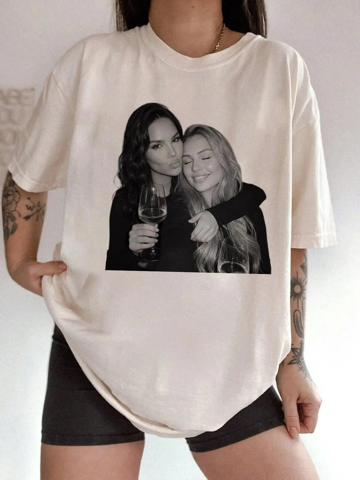 bestie-picture-custom-photo-best-friend-birthday-comfort-colors-t-shirt custom photo Comfort Colors T-Shirt model mockup preview 08