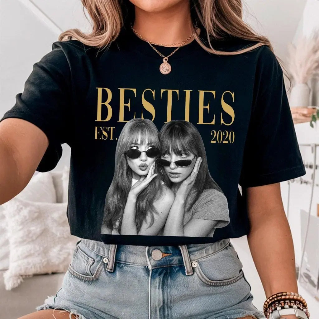 besties-vintage-custom-photo-year-best-friend-birthday-comfort-colors-t-shirt custom photo Comfort Colors T-Shirt model mockup preview 03