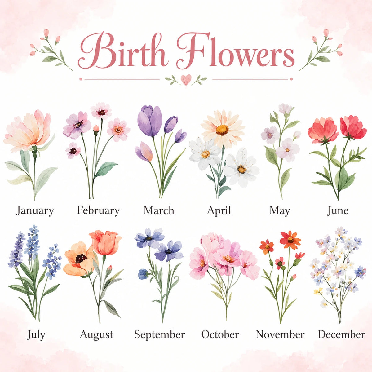 Personalized Mom Birth Flower Ring Dish - Custom Name