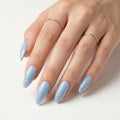 blue pearl almond press on nails silver minimal line mockup 01