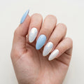 blue white pearl almond press on nails floral mockup 01